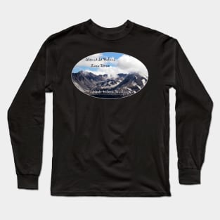 Mount St Helens lava dome 2 oval Long Sleeve T-Shirt